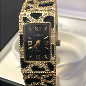 Cuff bracelet CHEETAH watch blingy